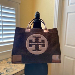 Tory Burch Ella XL Wool/Flannel Tote